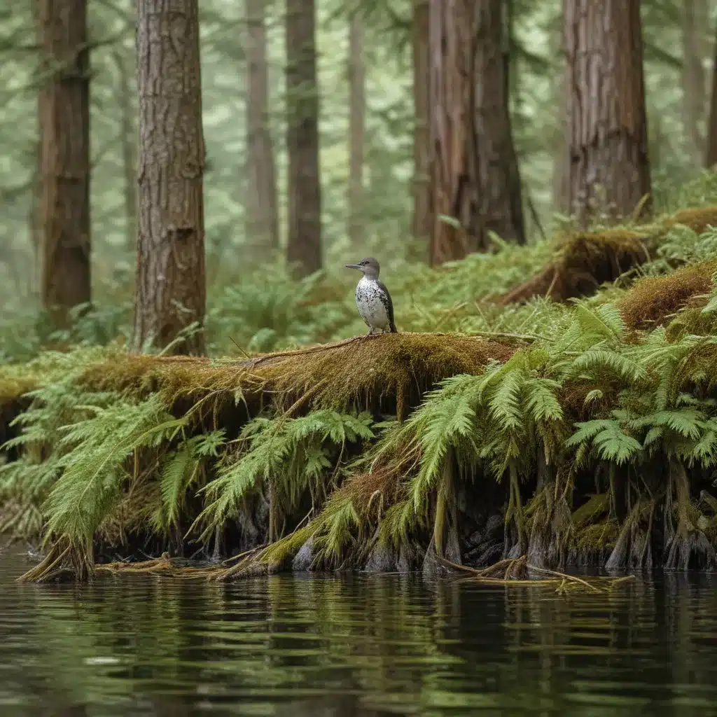 Marbled Murrelet Habitat in Redwood Timberlands of California